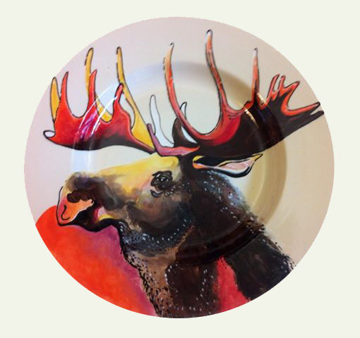 moose,  2013, 22 cm diameter