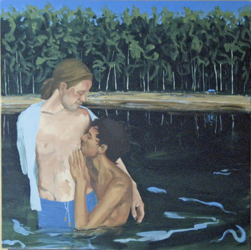 echo and narcissus, 2013, oil on canvas